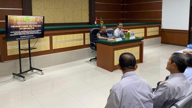 Monitoring Evaluasi Layanan Peradilan di Pengadilan Tinggi Tata Usaha Negara Banjarmasin oleh Ditjen Badilmiltun